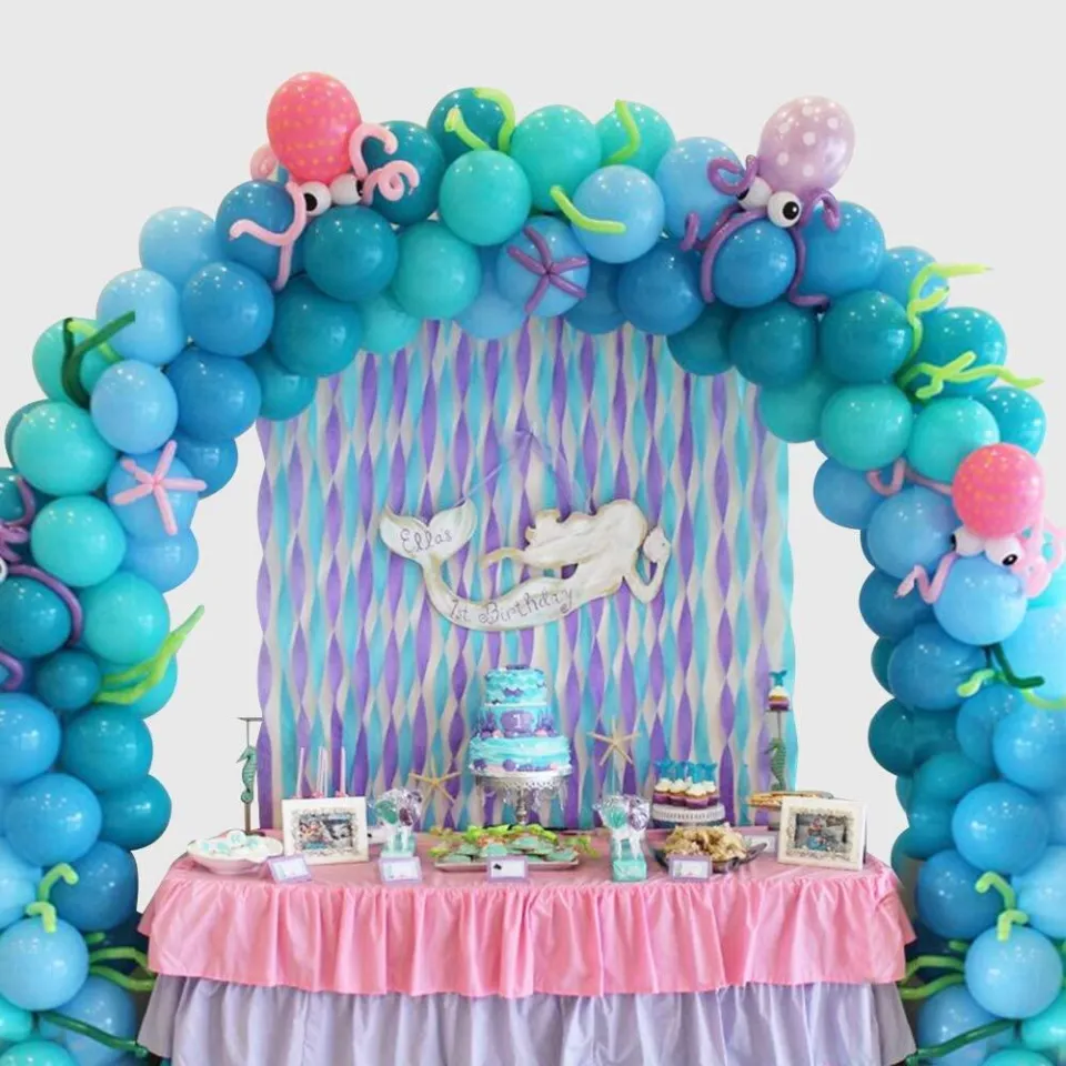Buy MMTX Sea Birthday Party Decorations Blue with Clownfish Blowfish  Hippocampus Crab Foil Balloon,Kids Party Supplies Kit with Happy Birthday  Banner Party Balloon for Baby Shower Online at desertcartINDIA