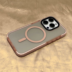 Non-slip Bumper Frosted MagSafe Phone Case For iPhone 17 Air 14 15 16 Plus 15 12 13 14 16 17 Pro Max 11 Wireless Charging Matte Hard PC Shockproof Cover