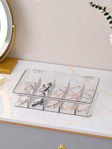 MLADEN Cable Organizer Box Tea Bag Charging Cable Data Cable Storage Box Desktop Cable Organizer