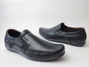 Rio caleste sepatu formal kerja kulit mocassin sepatu andrue 04 musim kekinian outsole ringan