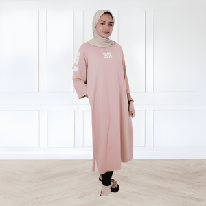 Midi Dress Terbaru 2023 Long Tunik Jumbo DM3 Midi Dress Kaos Katun Combed 24s Korean Style