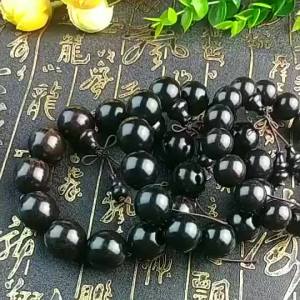 【Ship in 24H】佛珠 手串 Buddha bead bracelet黑檀木手串精工打磨紫光檀佛珠文玩盘串中式男女款价 6.11