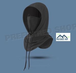 PREFERRED SHOP Sunscreen Headscarf Hat Men and Women Ice Silk Neck Wind Cycling Outdoor Full Face Mask Muslin Face Mask with Hoodie Handing Ear