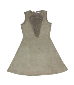 Đầm MORAL FIBER họa tiết phối lưới thời trang của Mỹ 216