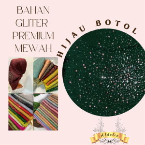 Jilbab Pesta Mewah Elegant Terlaris Bahan Gliter Kilat Import Premium Hijab Segi Empat Kondangan Terbaru Mewah Motif Belakang Tabur Swarosky Kerudung Payet Swaroski Material Moscrape Mudah Dibentuk Kualitas Butik High Quality BTB