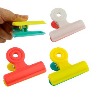 【Ready Stock/COD】5Pcs 3 Sizes Plastic Multifunction Tight Seal Grip Bag Chip Clip