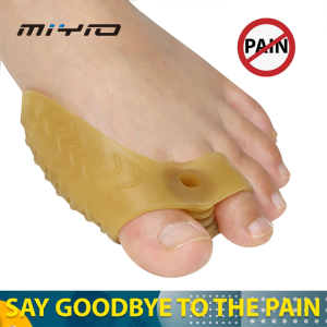 MIYIO 1 Pair Silicone Toe Separator Gel Hallux Valgus Bunion Corrector Foot Care Tools