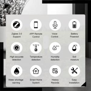 ❣💕WonderfulBuyinge ZigBee เครื่องตรวจจับความชื้นในดินเครื่องทดสอบความชื้นอุณหภูมิความชื้นเซ็นเซอร์ตรวจจับสำหรับสวนในบ้าน