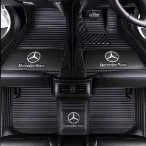 Right-hand drive For Mercedes-Benz GLC GLE GLS GLA GLB GLK GL Car Floor Mats Striped Car Carpet custom fit car mat karpet car mat