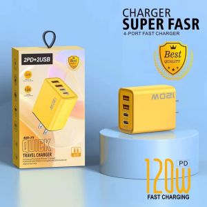 Siêu rẻ - Cóc sạc PD120W 4 cổng cắm usb củ sạc 4 lỗ cắm usb 120w sạc nhanh bộ sạc nhanh 4 cổng tiện dụng đa năng cắm sạc nhanh 4 cổng