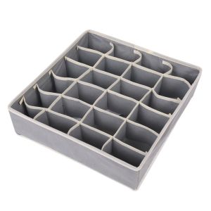 24 grid Multi-size Clothes Storage box Clothes Storage Organizer Bra Underwear Wardrobe Organizer