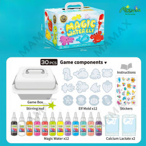 【SG Ready Stock】Magic Water Elf 30PCS DIY Set★Cute Sea Animal Magic Gel Toys✅Fun STEM Creativity Kit for Kids✅Perfect Gift✅Fast SG Delivery✅Christmas/Birthday Gift/Presents✅