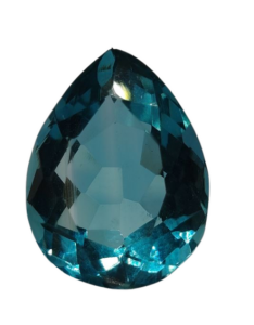 Natural Madagascar Blue Color Grandierite 13.40 Cts.Pear Cut Eye Clean Loose Gemstone