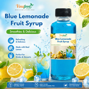 Blue Lemonade Fruit Syrup 120ML – Sweet Tangy Taste Beat Heat & Boost Energy Fast
