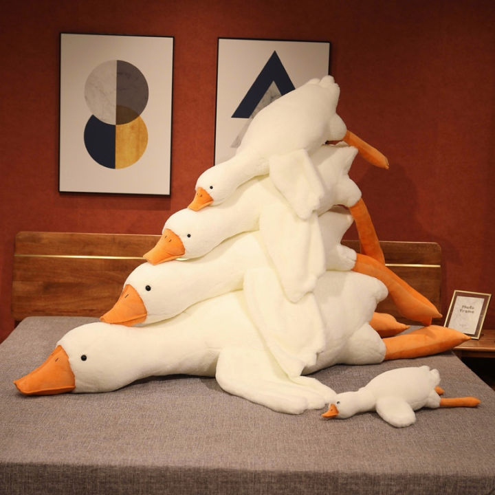 50-160CM%20Soft%20Goose%20Stuffed%20Toy%20Big%20White%20Duck%20Funny%20Soft%20Long%20Pillow%20Animal%20Children's%20Birthday%20Gifts%20Present%20Anak%20Patung%20Mainan%20-%20Image%204