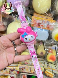 🎉พร้อมส่งจากไทย นาฬิกาข้อมือเด็กซานริโอ้ สายยาง ฉายภาพการ์ตูน 🌈