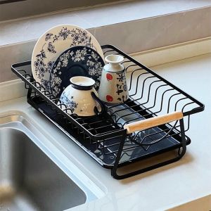 Kitchen Drainer Dish Rack Countertop Dish and Chopstick Water Filter Shelf Tableware Storage Basket Multifunctional Drain Basket
