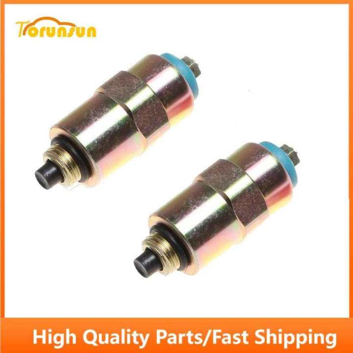 Electrovanne Injection Diesel Solénoïde Arrêt Injection SSIMOO - Compatible DPA DPS CAV LUCAS - 12V - Diesel Solenoïde Arrêt Injection 12V DPA DPS CAV LUCAS 7185900T
