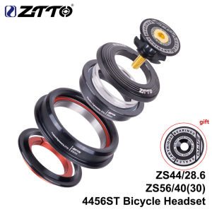 ZTTO 4456ST MTB Bike Road Bicycle Headset 44mm 56mm CNC 1 1/8 1.5 Tapered 28.6 Straight Tube fork Internal 44 56 Headset "-1 1/2"