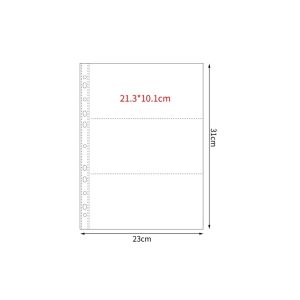 NOER Nhiều túi Bìa album ảnh A4 Kpop PP Tự làm Trang nạp lại Album ảnh Văn phòng phẩm Trong suốt Tay áo Album ảnh