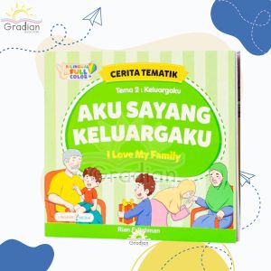 Buku Cerita Tematik Bilingual (Indonesia - Inggris) | Buku Cerita Aku Gemar Menabung Aku Bertanggung Jawab Aku Anak Jujur