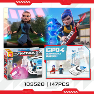Sembo Block x Ejen Ali MATABLOX Misi: 4 Different MATA Arena Capture Point Building Brick Block Toys *READY STOCK*