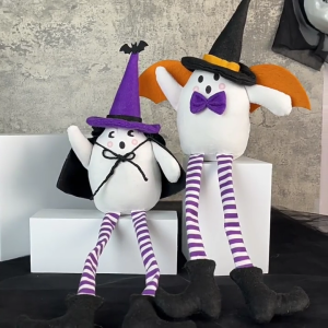 Mê hoặc Halloween bức tượng trang trí mềm mại và thoải mái chân dài mũ phù thủy búp bê cho Halloween Trang trí nội thất