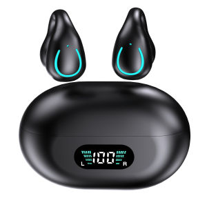 Beiziye AI Intelligent Translatio Wireless Bluetooth Earphones Ear-clip LED Power Display Headset Sport EarbudsFor iPhone Duo