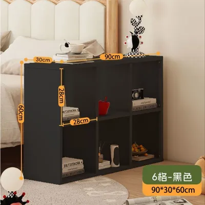[SG Stock] Bookcase Shelves Household Living Room Shelves Random Combination Of Storage /Complimentary Backplane