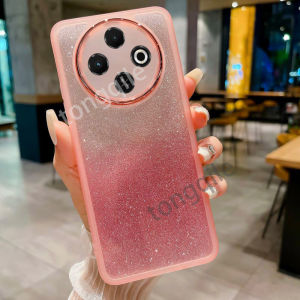 Glitter Case For Tecno SPARK 30C 4G Spark30C 30 C 2024 Phone Casing Back Cover Soft TPU Silicone Flexible Bling Shockproof Bumper Gradient Camera Lens Protect