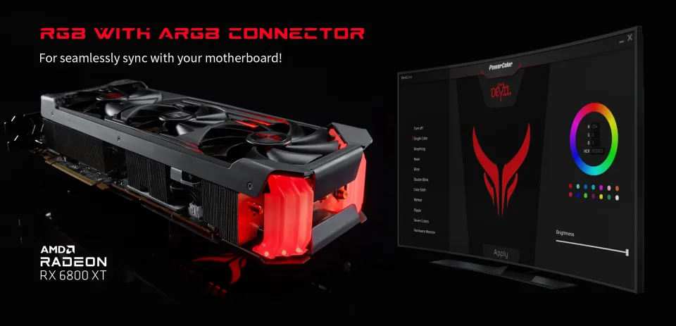 PowerColor Red Devil AMD Radeon RX 6800 XT Gaming Graphics Card