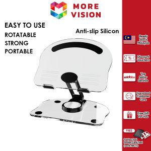 Transparent Phone Tablet Holder Adjustable Portable Table Stand Rotatable Flexible Anti Slip Universal Desktop Desk