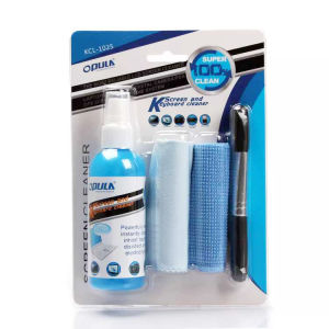 (SG) CASADISE Multipurpose Cleaning Kit for Keyboard / Laptop / Phone Screen Cleaner with Microfiber Cloth and Brush