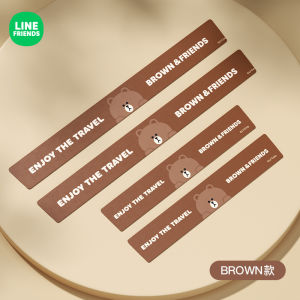 100% Authentic Line Friends Car Door Sill Strips Anti-stepping and Anti-collision Strips Protective Trunk Protection Universal Car Interior Decoration Products LFB202