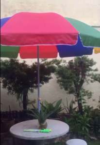 2.4m-8Feet ADJUSTABLE UMBRELLA UV PROTECTION CANOPY OUTDOOR BEACH PICNIC NIGHT MARKET STALL PAYUNG MENIAGA