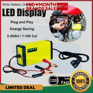 Universal 12V DC Battery Charger – Constant Voltage / Current / Float Pulse Repair Waterproof