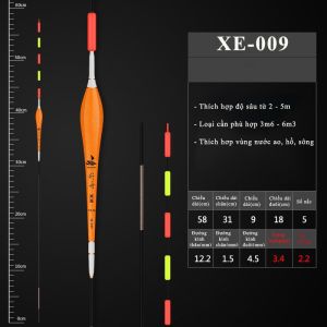 Phao hố đấu  câu đài săn hàng XE tự cân bằng chống sóng gió báo cá nhanh