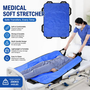 medical soft stretcher Portablef Patient Transfer Elderly support flip multifunctional positioning mattress