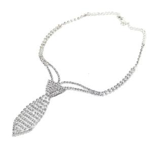 Thạch thanh lịch Vòng cổ dây đeo ôm sát cổ chuỗi dây có thể điều chỉnh Gothic pha lê cà vạt ngắn cho phù dâu và dịp trang trọng