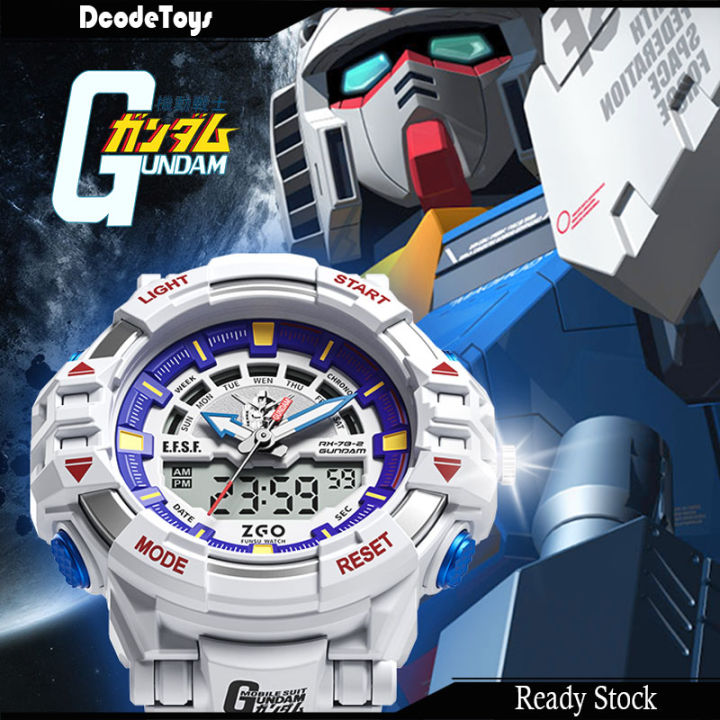 Gundam RX-78 Original Genuine ZGO Sports Watch Unisex Collection