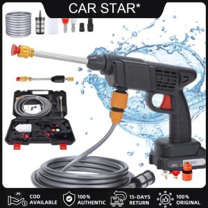 COD [จัดส่งฟรี] 26BAR 21V เครื่องซักผ้าแบบไร้สายเครื่องทำความสะอาดเครื่องชาร์จแบบพกพาเครื่องชาร์จไฟแบบพกพาได้สำหรับการทำความสะอาดสวนบ้านอัตโนมัติ