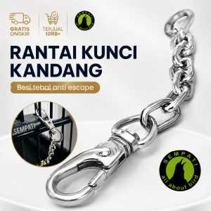 SEMPATI Rantai Kunci Sangkar Kandang Burung Pengunci Anti Escape Gembok Sangkar Murai Lovebird Kenari Kucing Anjing Sugar Glider Hamster Kelinc