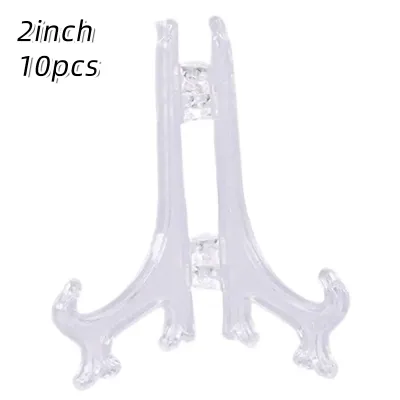 10pcs Kaki Bingkai Pajangan Piring / Kaki Frame Segitiga Stand Holder