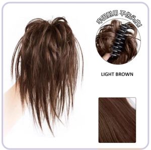 [READY] Messy Fluffy Bun Hair Wig Claw