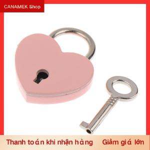 CS Ổ khóa hình trái tim ổ khóa kim loại hành lý có khóa cho hộp trang sức sổ nhật ký