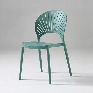 Nordic Horn Chair Plastic Chair Cafe Chair Dining chair study chair kerusi cafe kerusi shell shaped