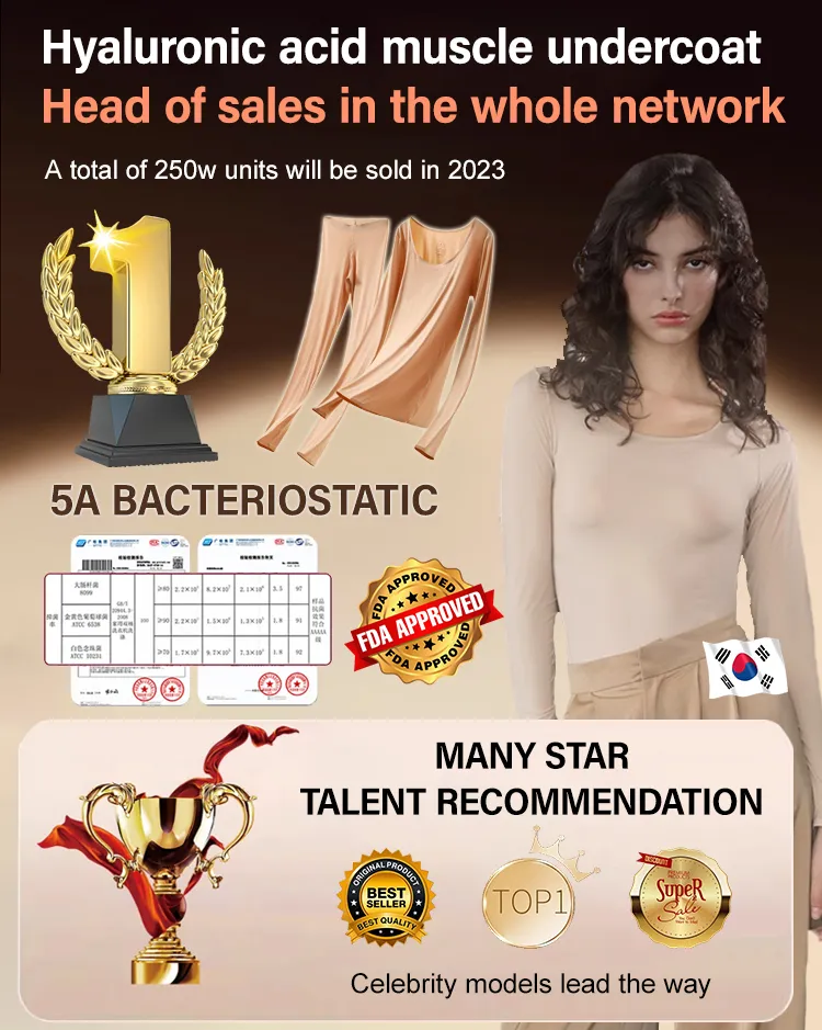 Ultra-Thin Hyaluronic Acid Seamless Skin Care Clothing Two-Piece