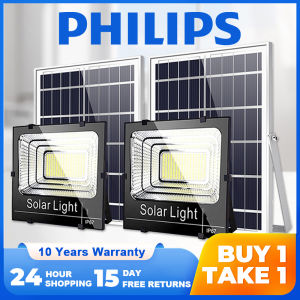 BUY 1 TAKE 1 Solar Light 200000W Outdoor Flood Lights Waterproof Street Lamp