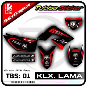 Sticker Striping Kawasaki KLX Lama - Stiker Striping Variasi KLX Lama.TBS.SF.01