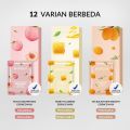 BIOAQUA Sheet Mask 12 pcs Brightening Moisturizing Skin Care Hydrating Essence Face Mask Anti aging Masker Wajah Glowing Bpom. 